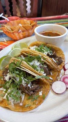 3 Birria Tacos estilo Jalisco