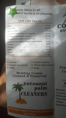 Coconut Palm Cleaners