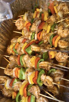 Shrimp kabobs