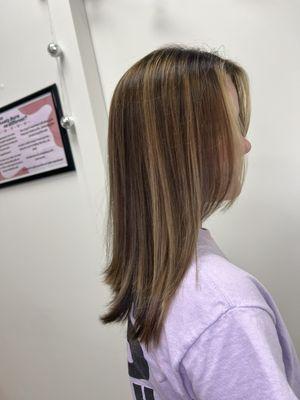 Reverse balayage