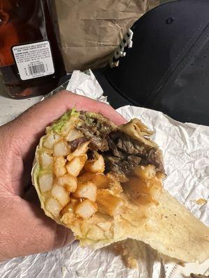 $17 French fry burrito!!?