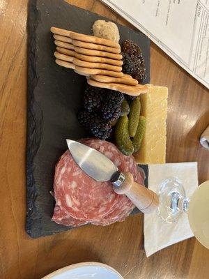 Charcuterie for one. Perfect snack!