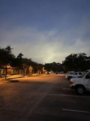 Pretty Skyline outside the Baton Rouge Office and Warehouse.