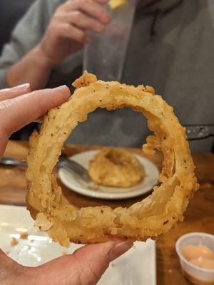 Artistic onion rings