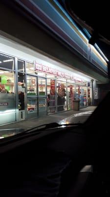 Davis St 7-eleven...dinky parking lot