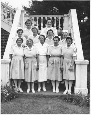 A graduating class of nurses at Monadnock Community Hospital