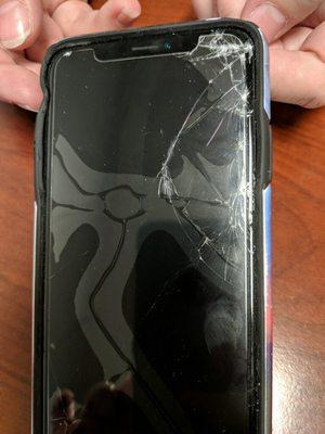 Broken phone