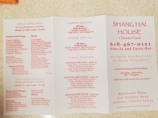 Shang Hai House Chinese Food