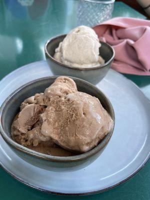 Mexican chocolate and cinnamon ice cream from Lickety Split - they were creamy and loaded with flavor