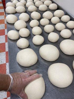 Fresh dough made daily