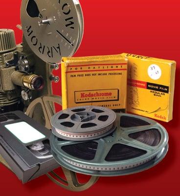 Preserve your Memories before they are lost Forever. Transfer your Film, Video Tapes and Slides to DVD.