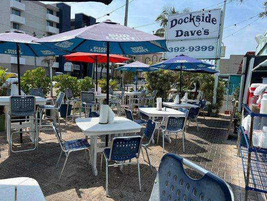 Outside Patio along Gulf Boulevard