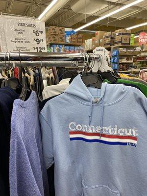 Pretty cool to find a Connecticut sweatshirt and at a good value.