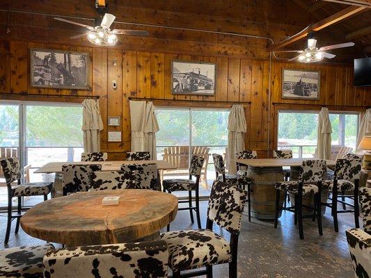 Lots of seating in the Restaurant / Saloon.