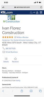 Ivan Flores construction and Olympia furniture crooks