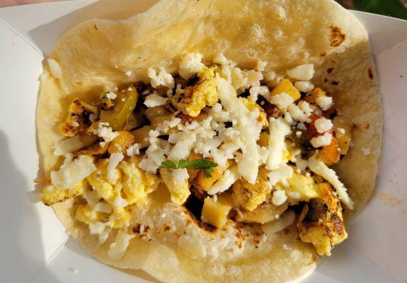 Build your own breakfast taco