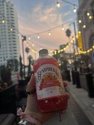 12 oz. Bundaberg Guava Soda Bottle