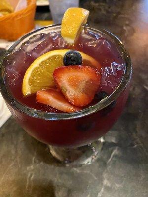 Delicious sangria.