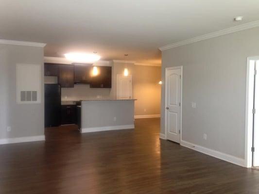 Our three bedrooms have an amazing living room space and come with approximately 1499 square feet!