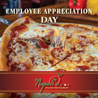 On Employee Appreciation Day, say thank you to your employees with a #PizzaParty from #Napolis! 

https://napolisofenid.alohaorderonline.com