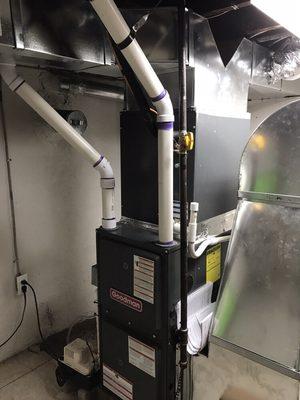 High efficiency furnace and coil install In Clifton,NJ