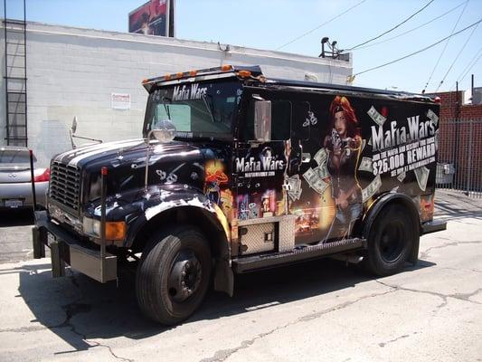 Zynga Armored Truck wrap