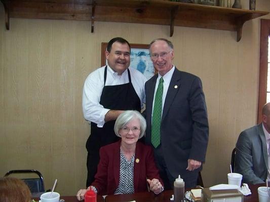 Tim with Governor Bentley and First Lady Dianne