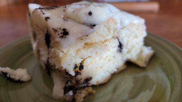 Cookies & Cream Sweet Roll: A sweet treat to start your day or end a meal with!