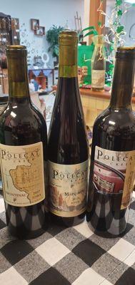 Our 3 Polecat Creek Wines available