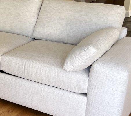 Color of couch delivered