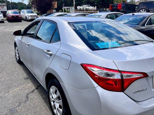 Happy owner of a 2014 Toyota Corolla!