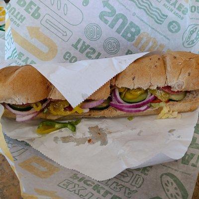 I got the BMT Sub. It was very good. I had a coupon for 15% off so it ended up costing 8 50 plus tax for the full size.