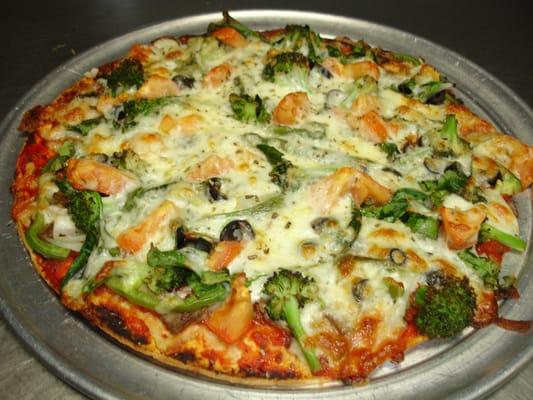 A Vegetarian Pizza