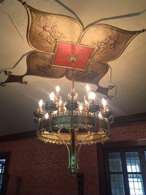 Restored Gothic Light Fixture