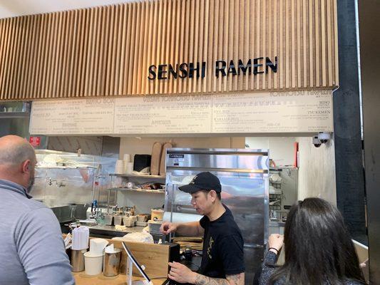 Senshi Ramen menu