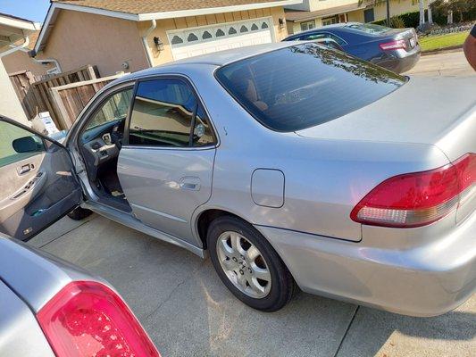 Window tinting Honda Accord