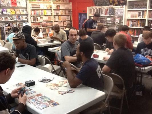 Yu-Gi-Oh!, Heroclix, & Magic:The Gathering Tournaments. Plus Pokémon League!