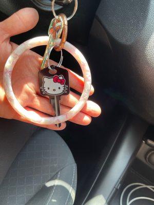 Hello kitty key