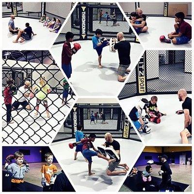 Kids (Ages 3-12) Boxing, Kickboxing, No-Gi Jiu Jitsu & Wrestling classes at Blitz Sport MMA & Fitness