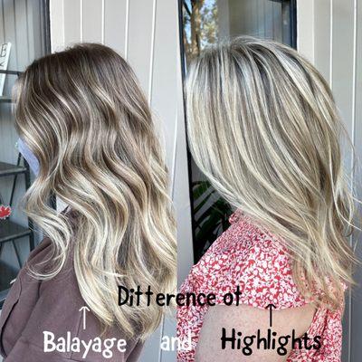 Balayage and highlights by fenee