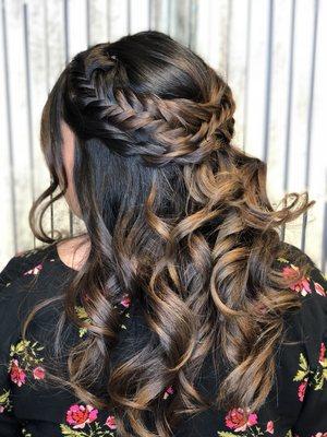 Bridal Updo (Fishtail Braid)