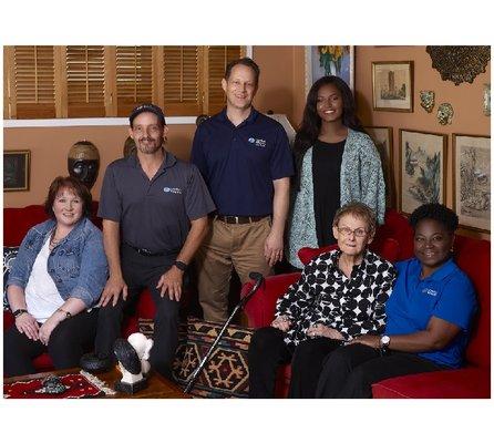 Betty and her Comfort Keepers team. Sept 2018