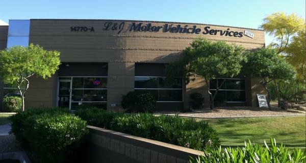 L&J Motor Vehicle Services building