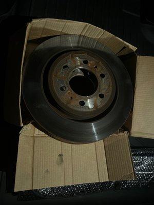 Bad White Box Rotors (Not OEM) installed by Brandon Ford dangerous after 3 months use!