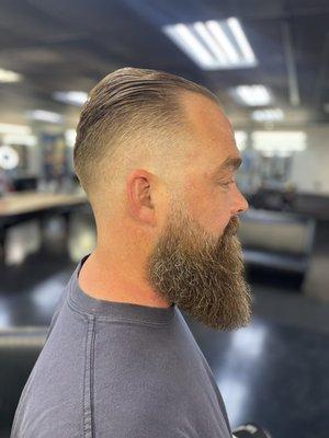 Skin Fade and Beard trim