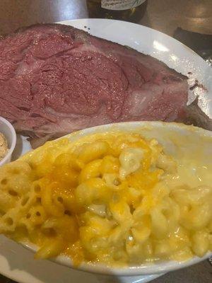 Prime Rib and Mac & Cheese