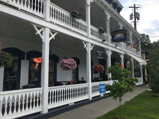 Yinanni's Restaurant in an turn of the last century hotel, Chatham NY.