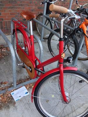 Paper Bicycle with Brooks saddle.