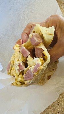 Breakfast burrito