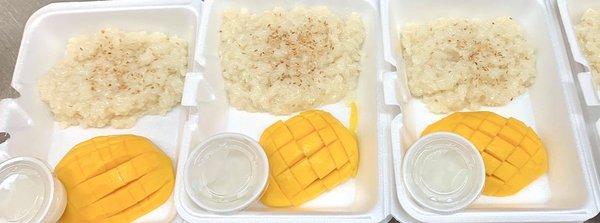 Sticky rice mango